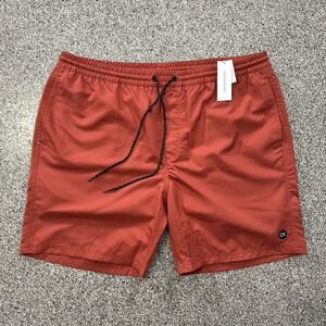Outerknown Shorts Mens XL Nomadic Volley 7" Swim Trunk Unlined Hybrid
